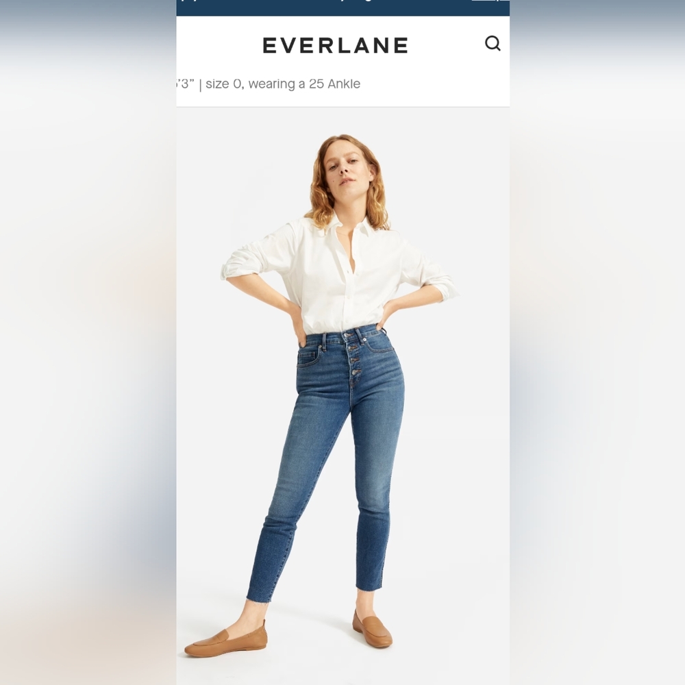 Authentic Stretch High-rise Skinny Button Fly Jean